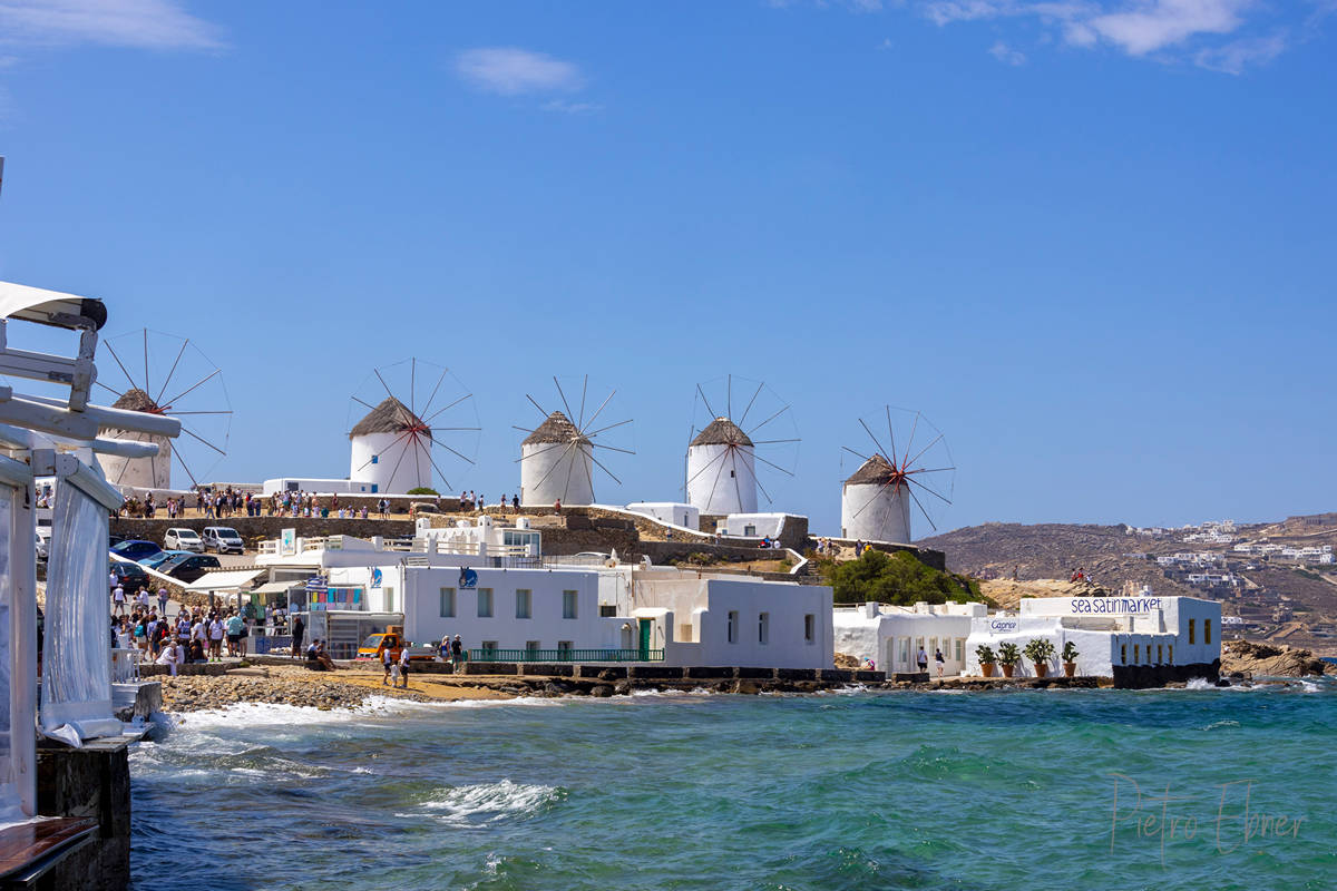 Windmills in Mykonos