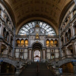 The Central train station of Antwerp