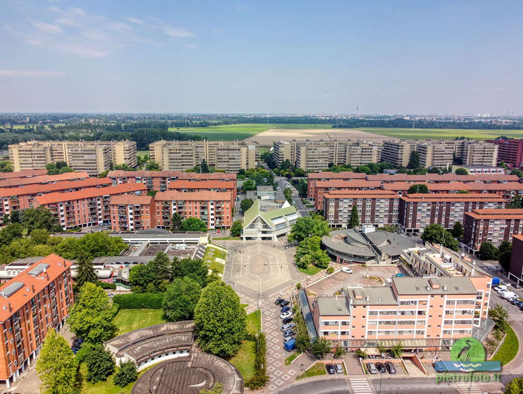 Pieve Emanuele dal drone