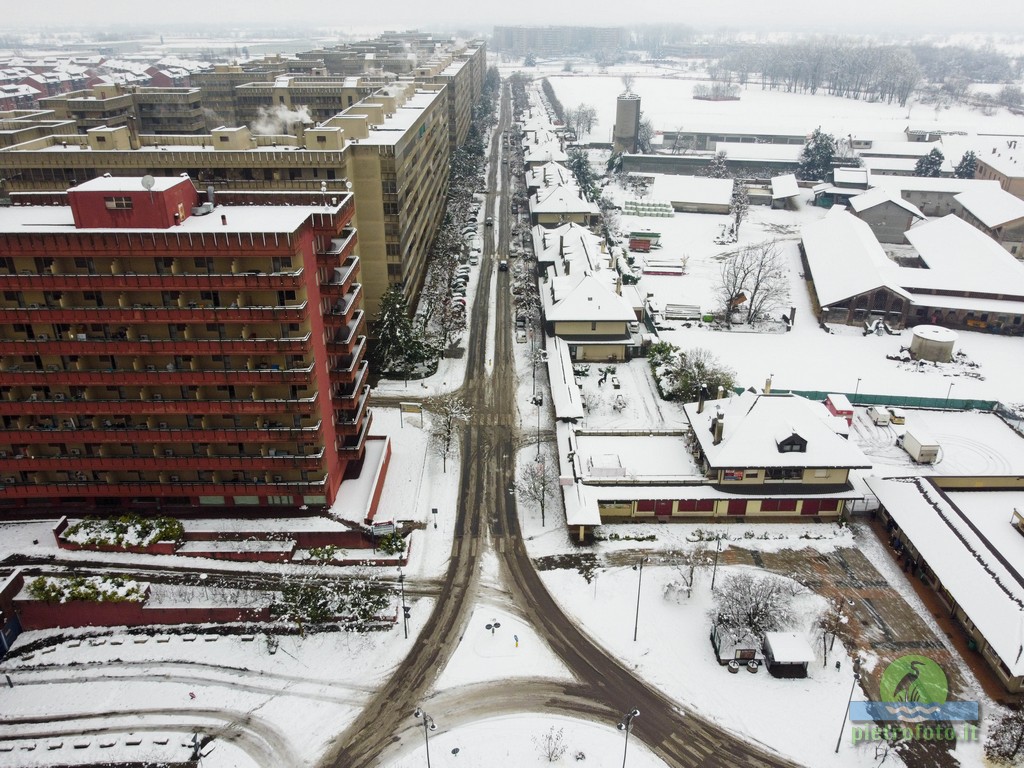 Pieve Emanuele dal drone