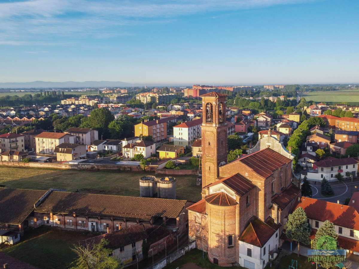 Pieve Emanuele dal drone