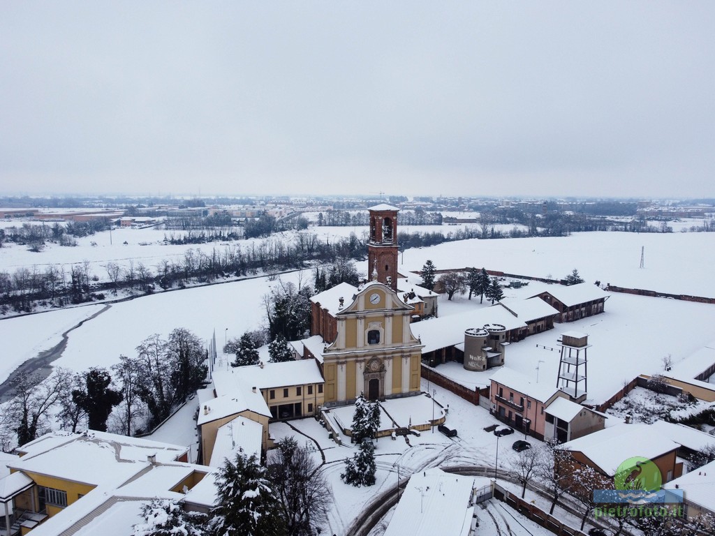 Pieve Emanuele dal drone