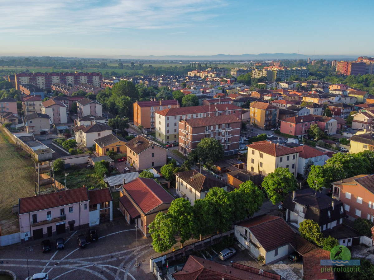 Pieve Emanuele dal drone