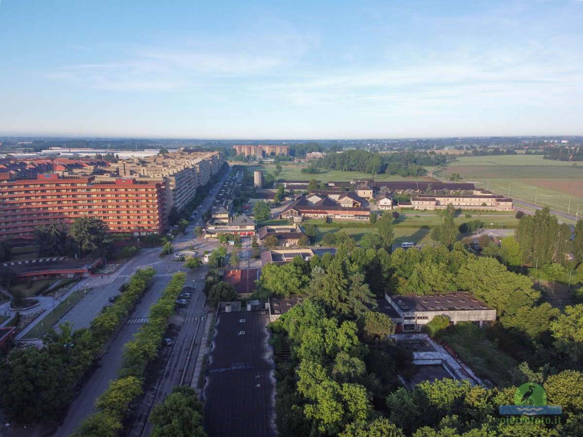 Pieve Emanuele dal drone