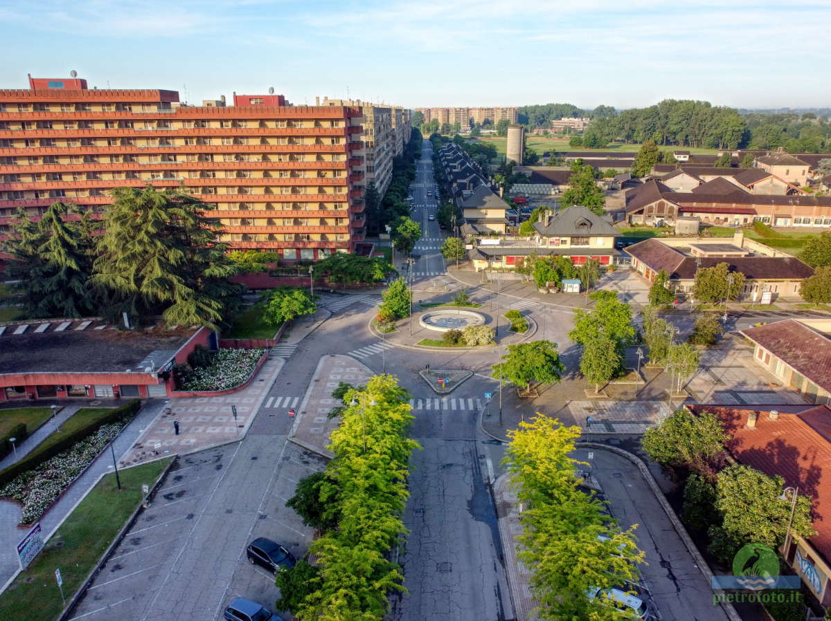 Pieve Emanuele dal drone