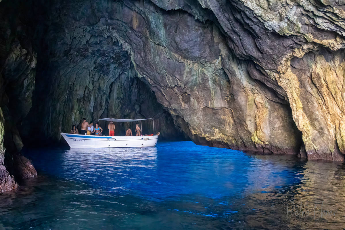 La grotta azzurra di Palinuro