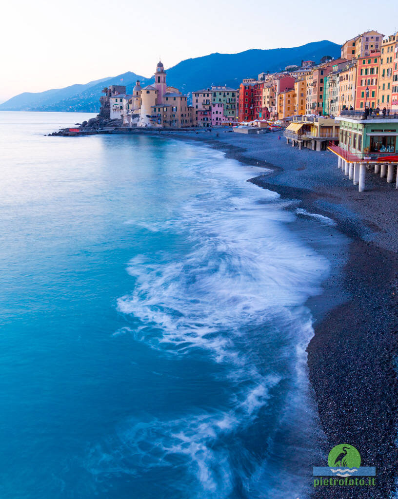 La spiaggia di Camogli