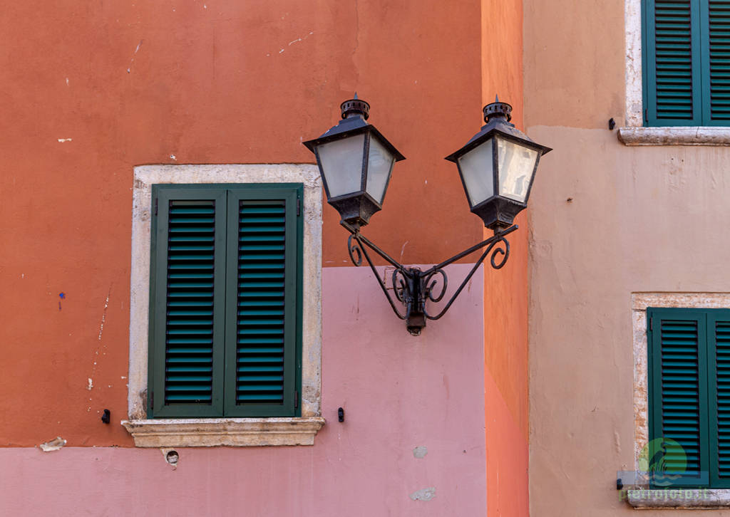 Houses and windows in Rovinj