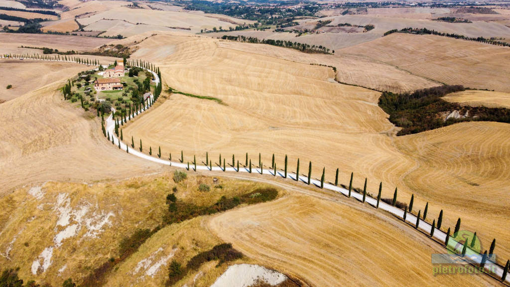 Crete senesi dal drone