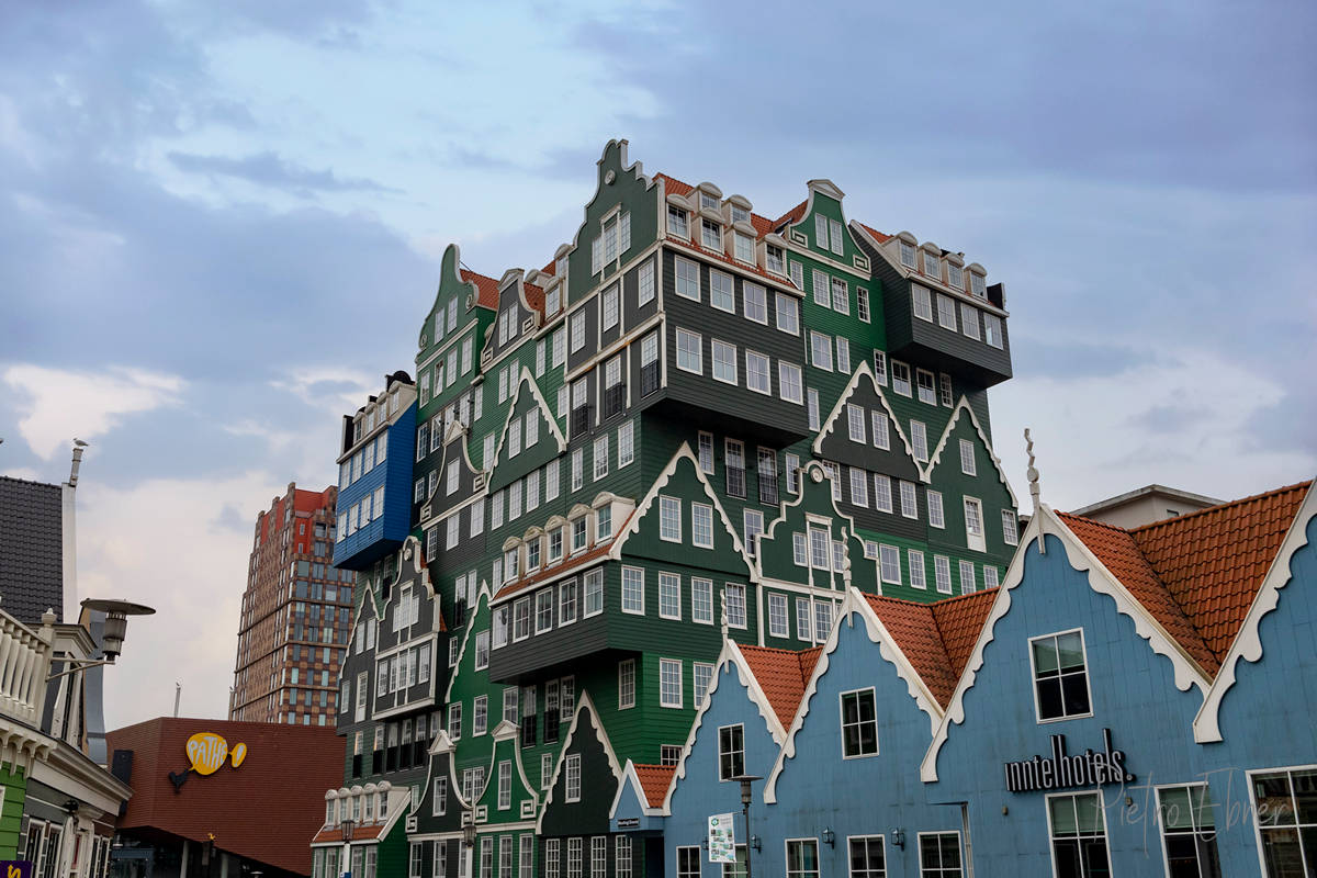 The houses in Zaanse Schans