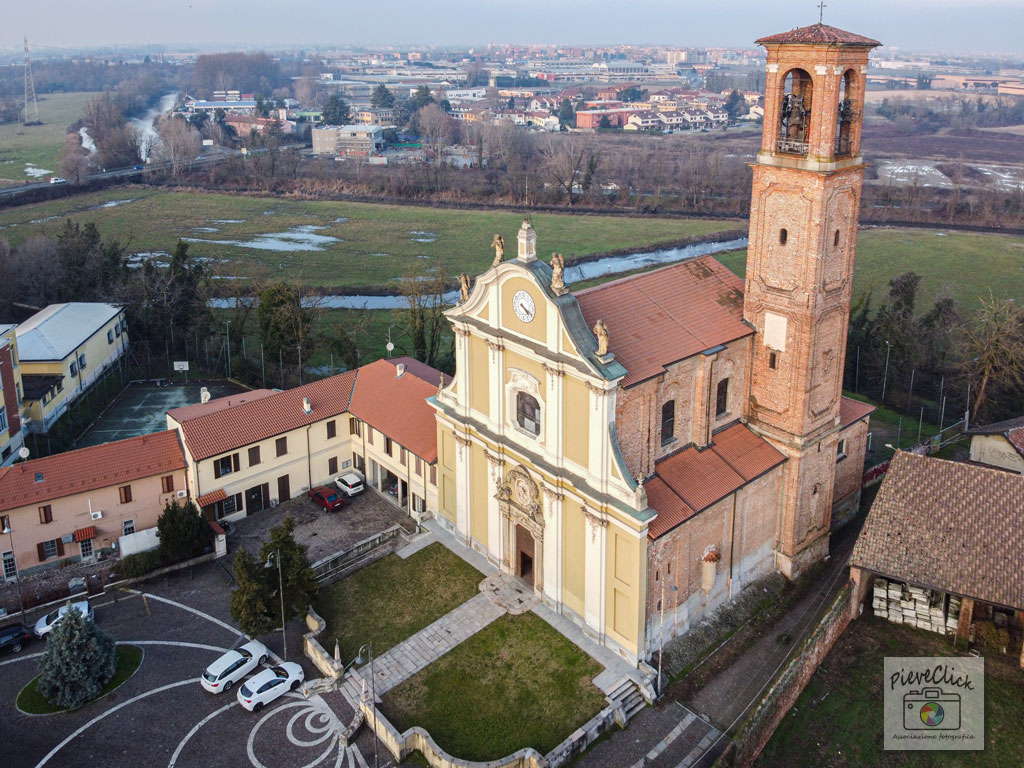 Pieve Emanuele dal drone