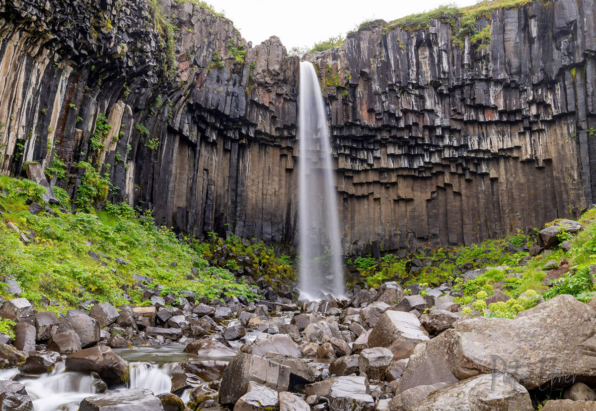 Svartifoss waterfalls