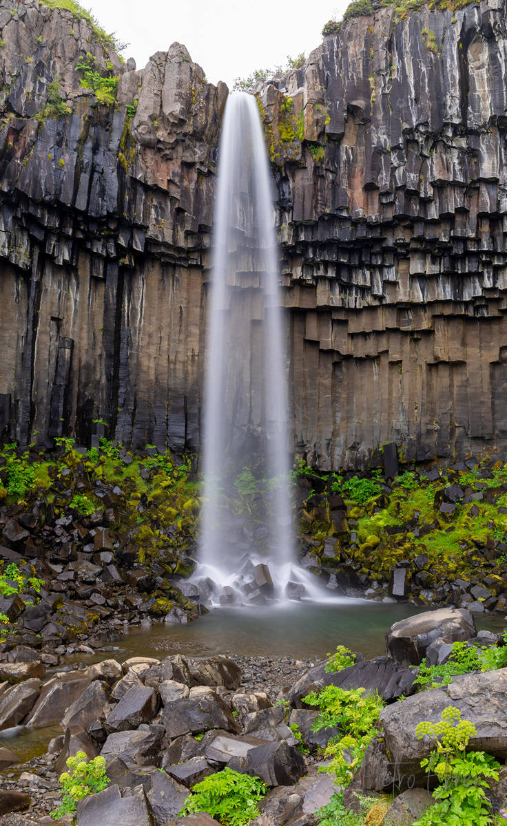 Svartifoss waterfalls