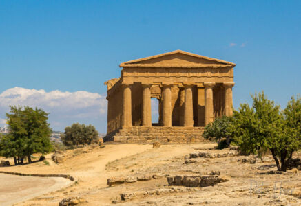 The temple of Agrigento