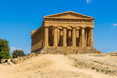 The temple of Agrigento