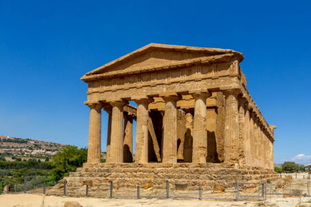 The temple of Agrigento