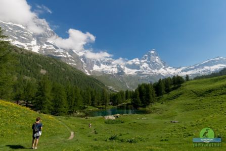 Lago blu del Cervino