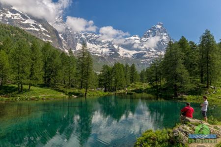 Lago blu del Cervino