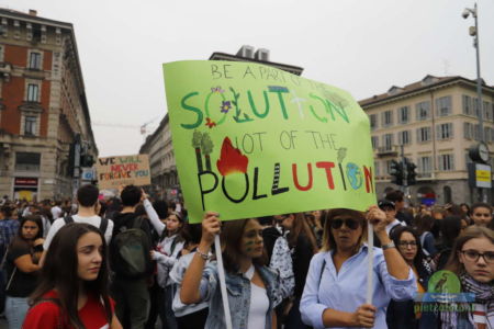 Sciopero per il clima a Milano