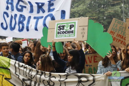 Sciopero per il clima a Milano