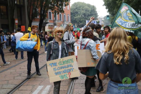 Sciopero per il clima a Milano