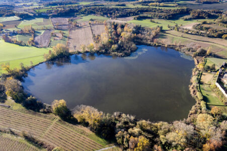 Il lago a forma di cuore