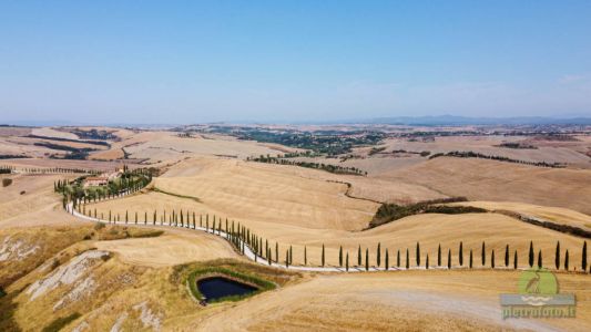 Crete senesi dal drone