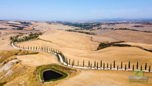 Crete senesi dal drone