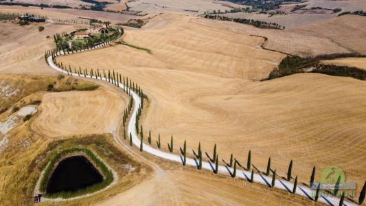 Crete senesi dal drone