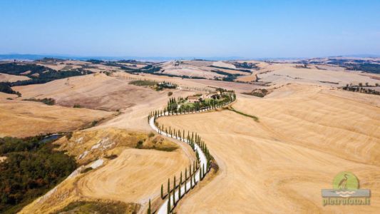 Crete senesi dal drone