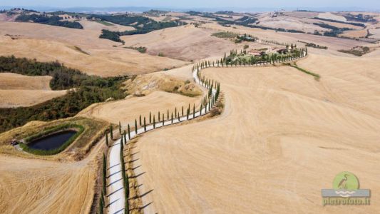 Crete senesi dal drone