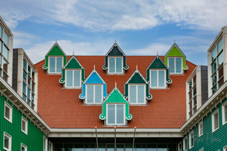 The houses in Zaanse Schans