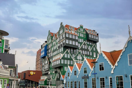 The houses in Zaanse Schans