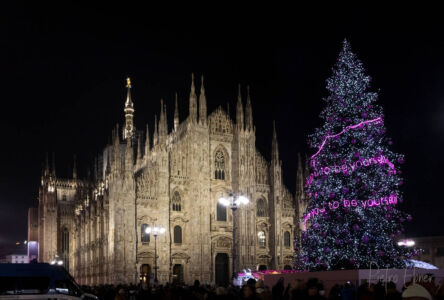 L albero di Natale in Duomo