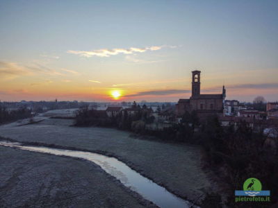 Pieve Emanuele dal drone