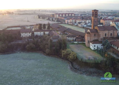 Pieve Emanuele dal drone