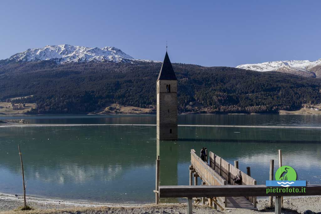 Submerged bell tower of Resia