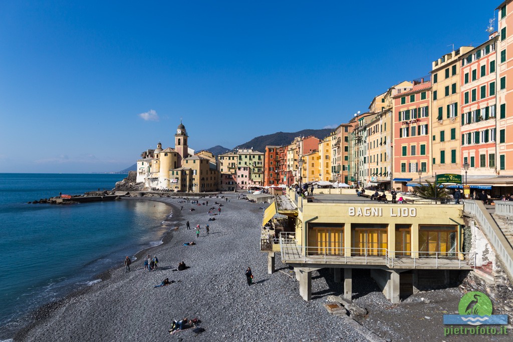 The beach of Camogli