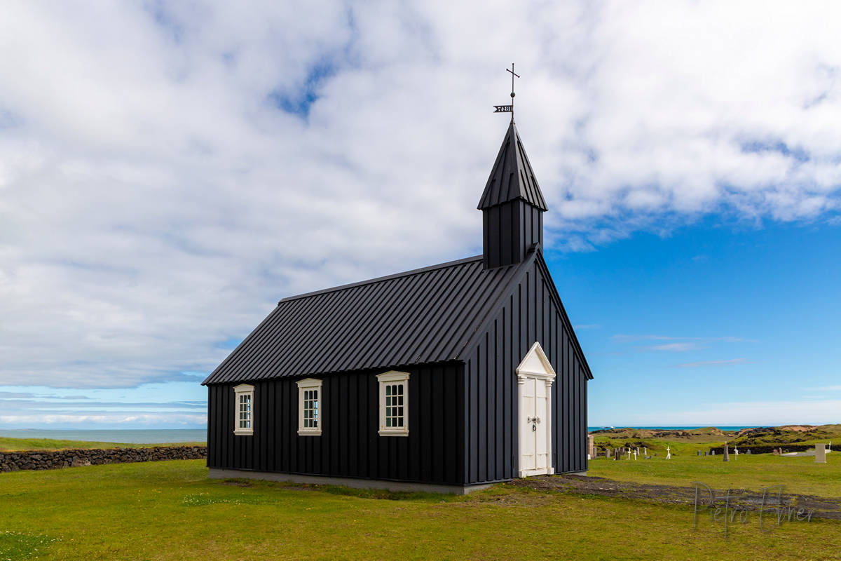 The Budir church in Iceland