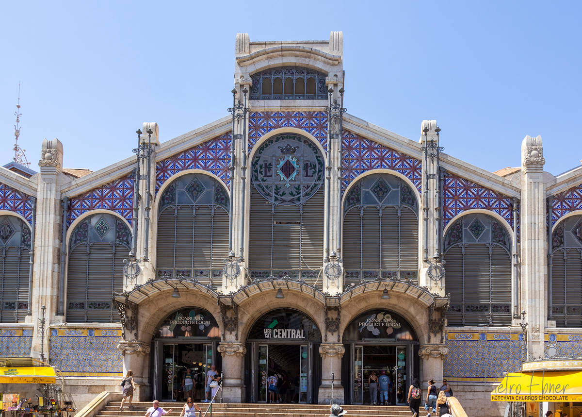 The central market of Valencia
