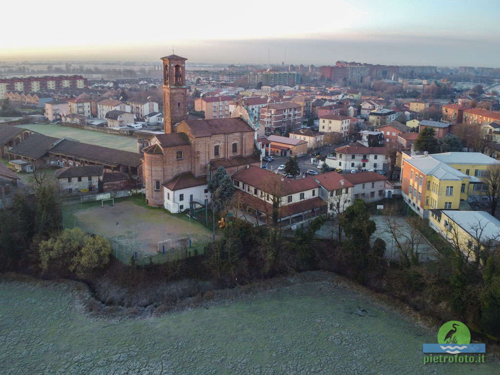 Pieve Emanuele dal drone